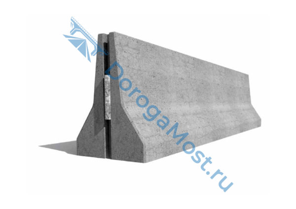 Блок парапетного ограждения / двухсторонний 12 ДД/400-0,85(0,81)-С (размер 3500x850x610)
