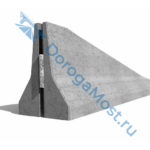 Блок парапетного ограждения / концевой 12 ДД/400-0,85(0,81)-К/Н-С (размер 4000х850х610)