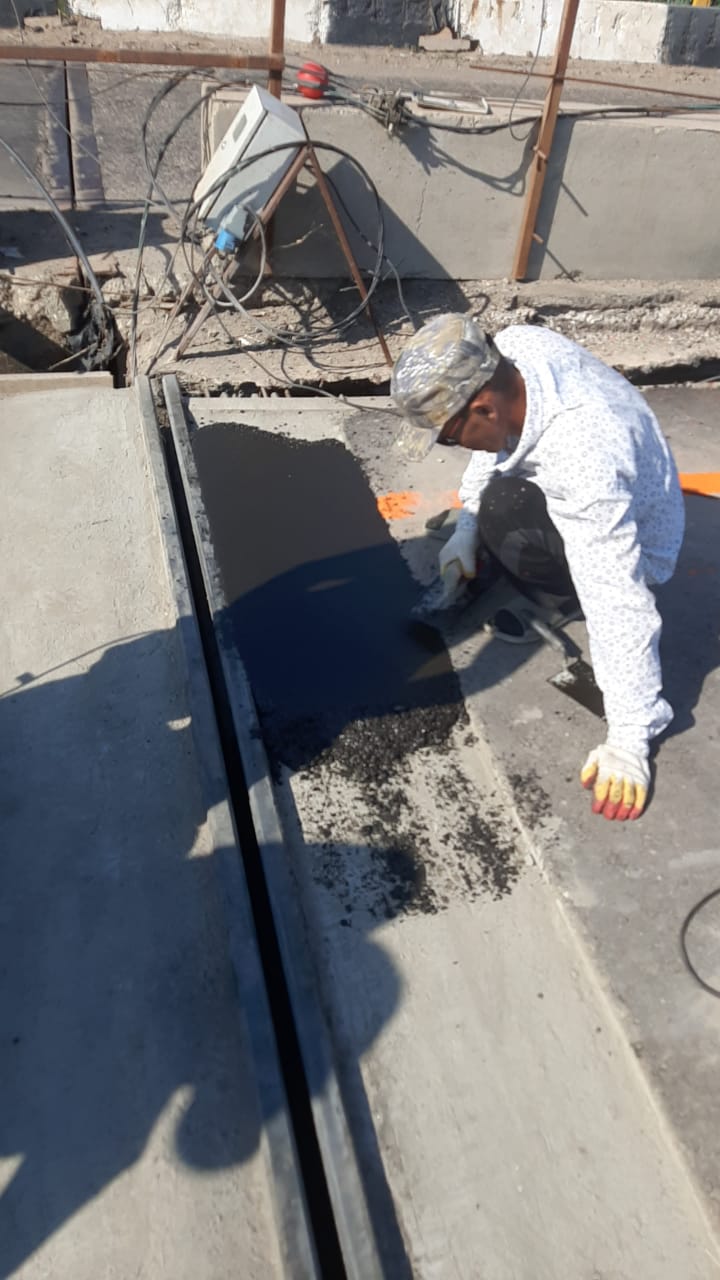 Полимербетон ЦМИД В-50 ПБ — аналог FLEXCrete для деформационных швов